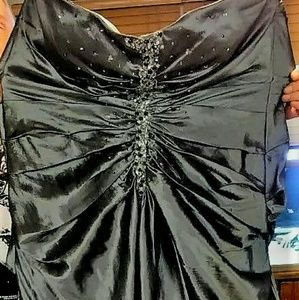 Plus size women's prom dress
